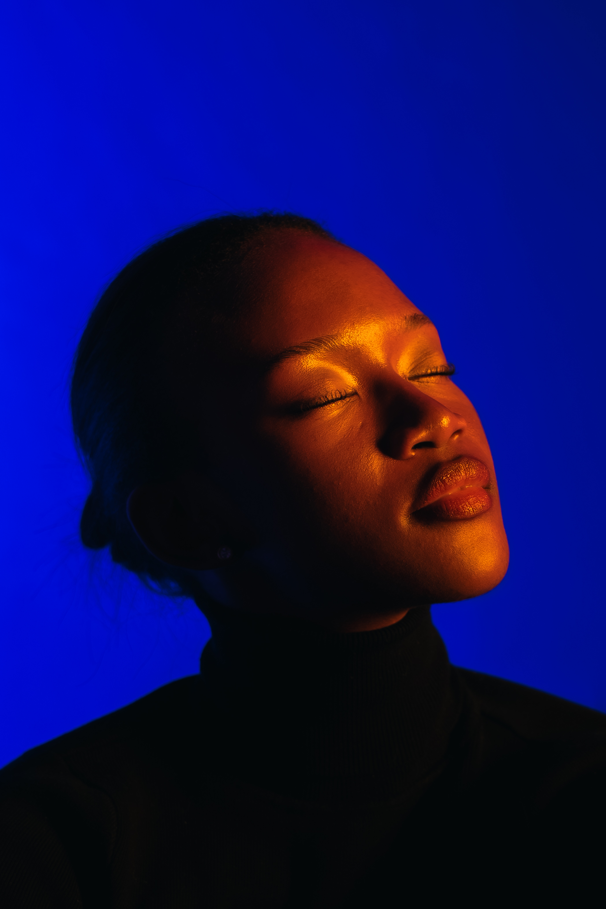 Documentary photography — two young men on concrete stairs